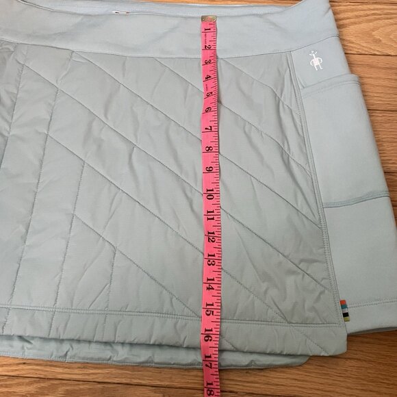 Smartwool Smartloft Skirt Womens XL Blue Wool Blend Quilted Outdoor Gorpcore Ski - Picture 8 of 8